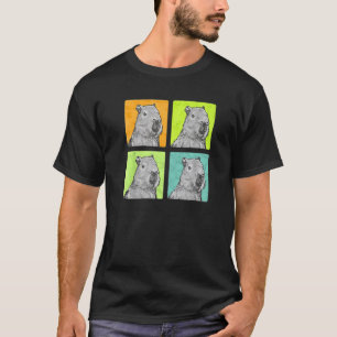 Camiseta Capivara Vintage Roedor da América do Sul Comedor