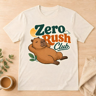 Camiseta Capivara Zero Rush Club Relax Retro