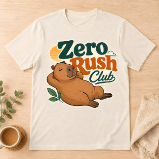 Camiseta Capivara Zero Rush Club Relax Retro