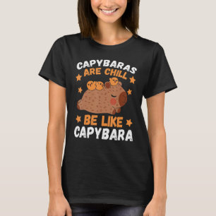 Camiseta Capivaras São Animais Roedores Legais Capivaras Ca