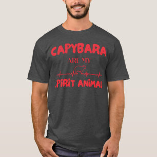 Camiseta capivaras são meu animal espiritual garota