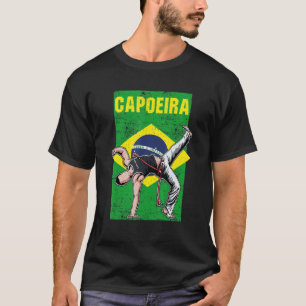 Camiseta Capoeira Brasil dançarino treinamento de artes mar
