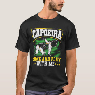Camiseta Capoeira Brasileira Dança Capoeiracoma Marcial E