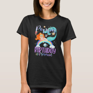 Camiseta Capoeira Das Raparigas De Aniversário Sereia, Famí