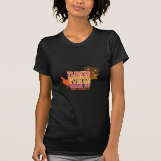 Camiseta Capoeira de galinha de flower power