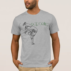 Camiseta capoeira esboçado