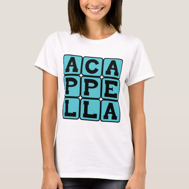Camiseta Cappella, Cantando Sem Música (Frente)