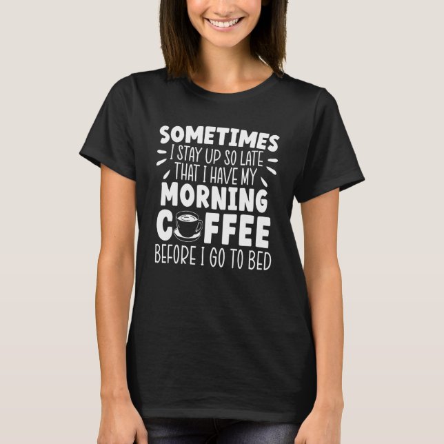 Camiseta Cappucino Cafeeiro Drinker Cafeine (Frente)