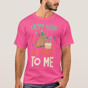 Camiseta Cappy 95º Aniversário Para Mim Tema Capybara Anive