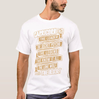 Camiseta capricorn o líder o psicótico secreto a legenda