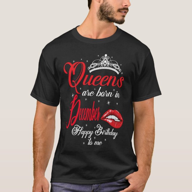 Camiseta Capricorn Woman Sagittarius Girl Queens Are Born I (Frente)