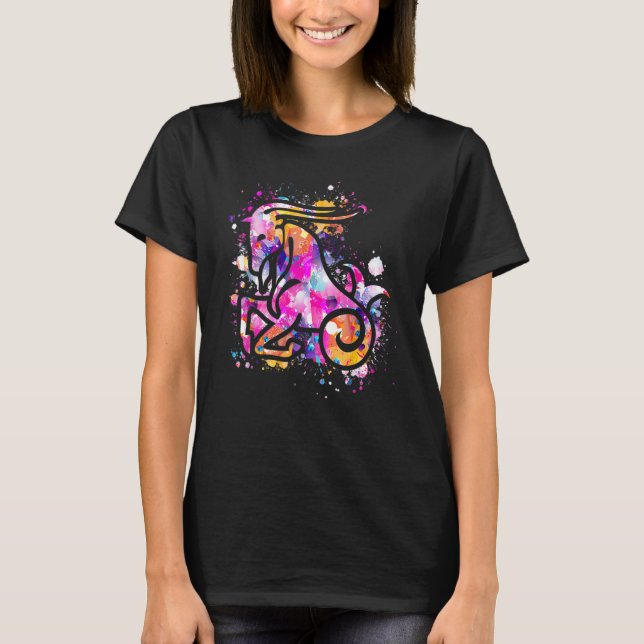 Camiseta Capricorn Zodiac Sign Astrology (Frente)