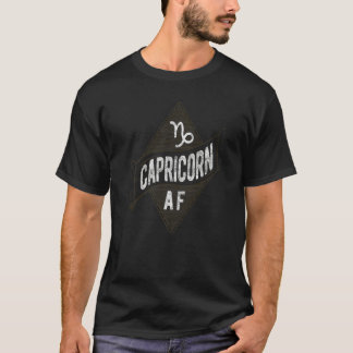 Camiseta Capricórnio Af Astrologia Capricórnio Zodiac Anive