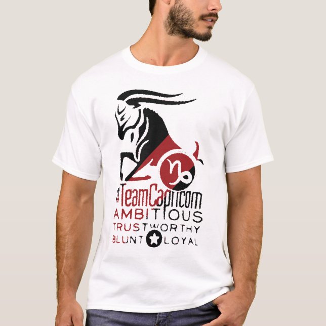 Camiseta Capricórnio da equipe (Frente)