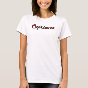 Camiseta Capricórnio em Garnets