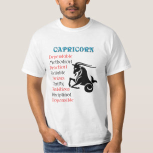 Camiseta Capricórnio Horoscópio Sinal Zodiac