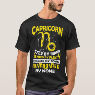 Camiseta Capricórnio Odiado Por Muitos Dezembro Zodiac Bi