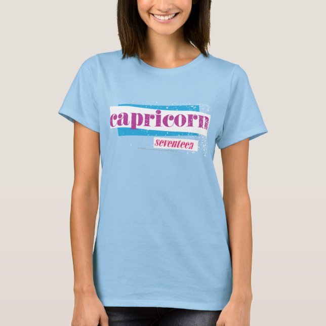 Camiseta Capricórnio Roxo (Frente)
