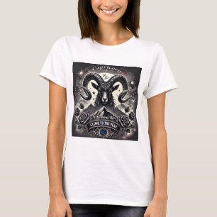 Camiseta Capricórnio "Suba até o Pico"