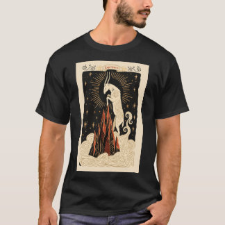 Camiseta Capricórnio - T-Shirt Celestial Zodiac Art