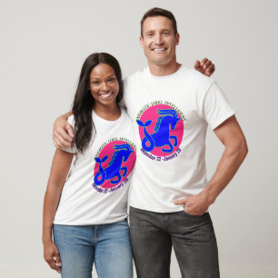 Camiseta Capricórnio Zodiac - Sinal personalizado de T-shir