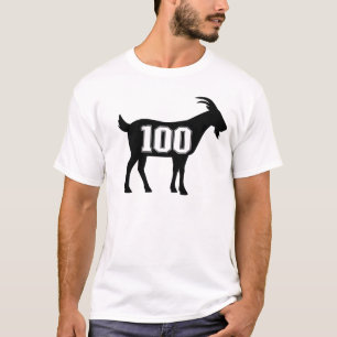 Camiseta Caprino 100 G.O.A.T. Número 100 Caprinos