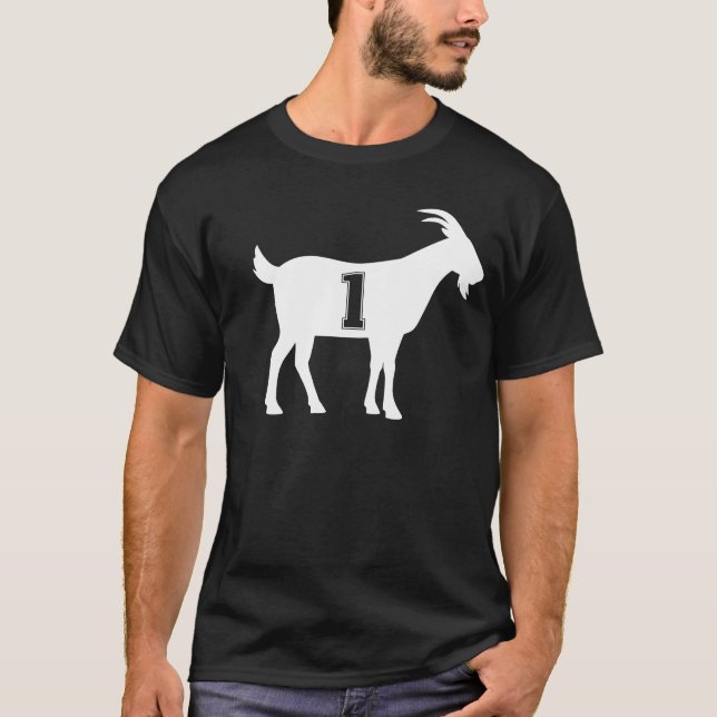 Camiseta Caprino 1 G.O.A.T. Número Um Caprino (Frente)