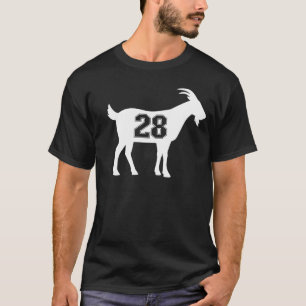 Camiseta Caprino 28 G.O.A.T. Número Vinte e Oito Caprinos