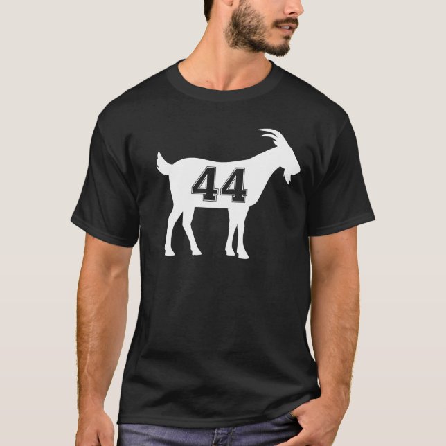 Camiseta Caprino 44 G.O.A.T. Número 44 Caprinos (Frente)