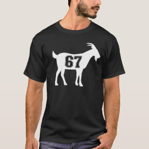 Camiseta Caprino 67 G.O.A.T. Número Sessenta e Sete Caprino
