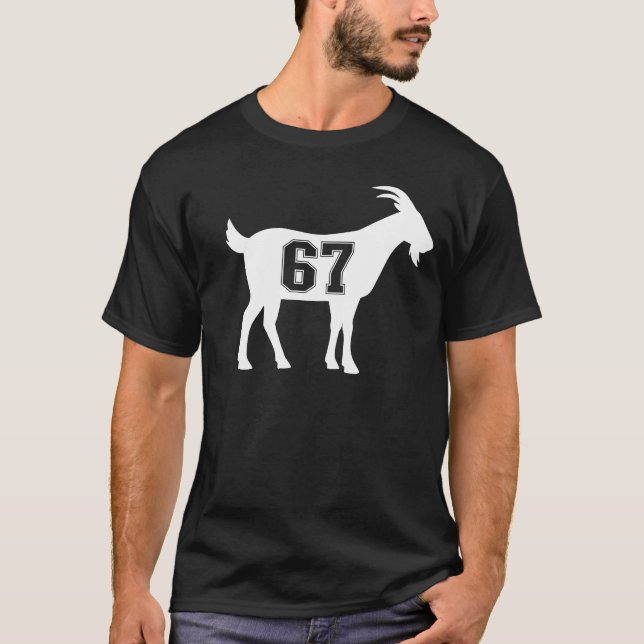 Camiseta Caprino 67 G.O.A.T. Número Sessenta e Sete Caprino (Frente)