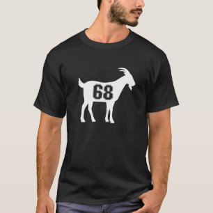 Camiseta Caprino 68 G.O.A.T. Número Sessenta e oito Caprino