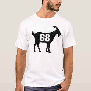 Camiseta Caprino 68 G.O.A.T. Número Sessenta e oito Caprino