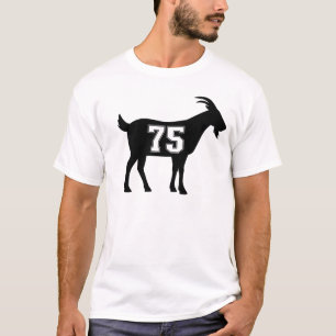 Camiseta Caprino 75 G.O.A.T. Número setenta e cinco Caprino