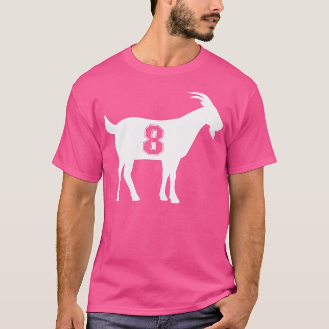 Camiseta Caprino 8 GOAT Número Oito Caprinos (Frente)