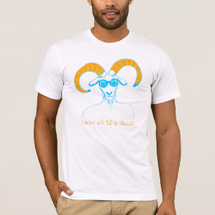 Camiseta Caprino de nerd para carne de caprino chinesa, ano