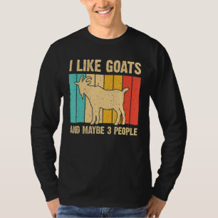 Camiseta Caprino Para Homens Crianças Cultivando Caprinos