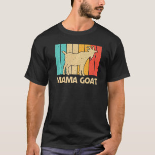 Camiseta Caprino Para Mulheres Mãe Fazenda Sussura De Cabra