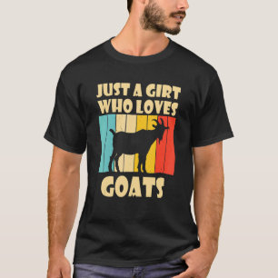 Camiseta Caprinos Animais De Fazenda De Caprino legal Retro