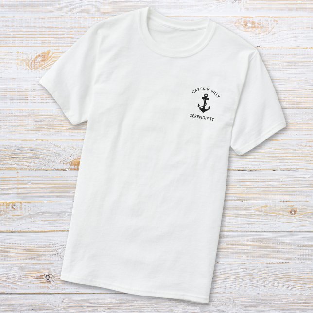 Camiseta Caprinos Clássicos de Âncora de Barcos (Criador carregado)
