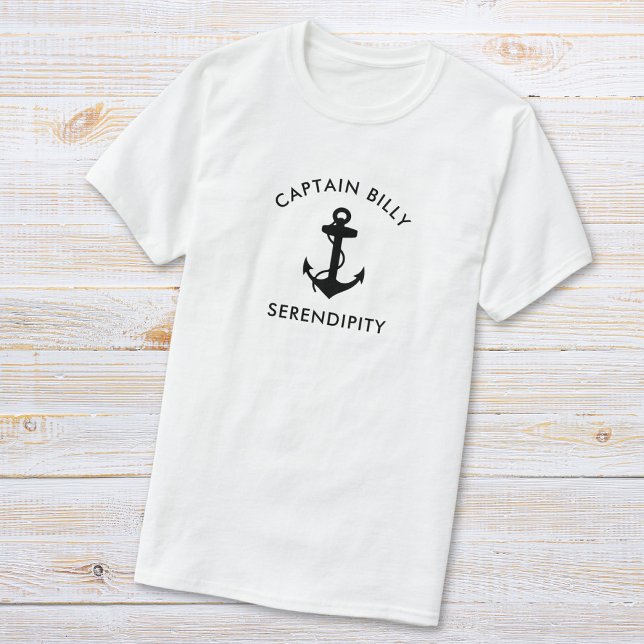 Camiseta Caprinos Clássicos de Âncora de Barcos (Criador carregado)