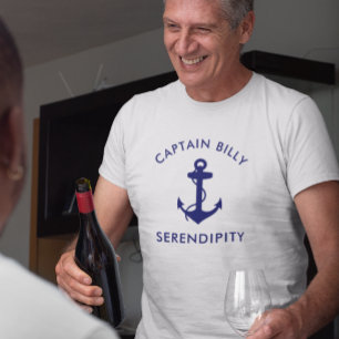 Camiseta Caprinos Clássicos de Âncora de Barcos