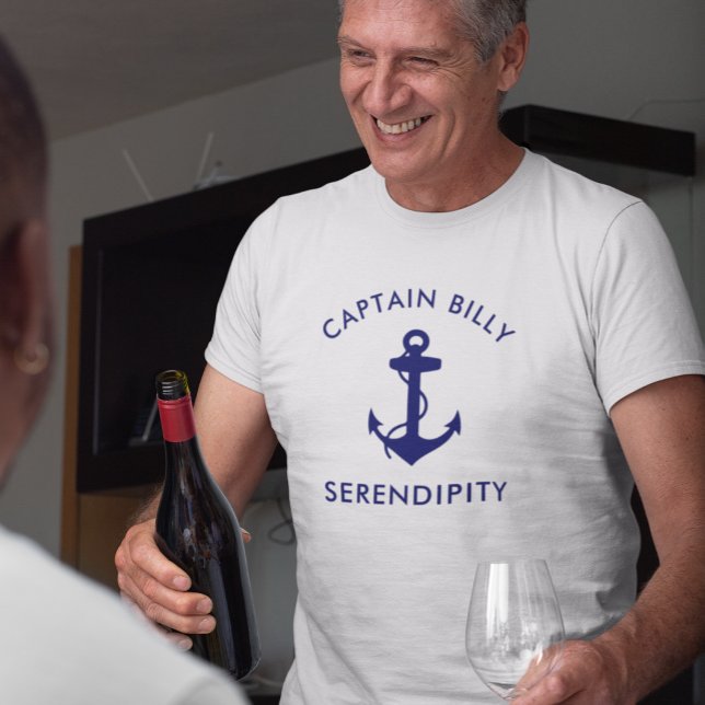 Camiseta Caprinos Clássicos de Âncora de Barcos (Criador carregado)