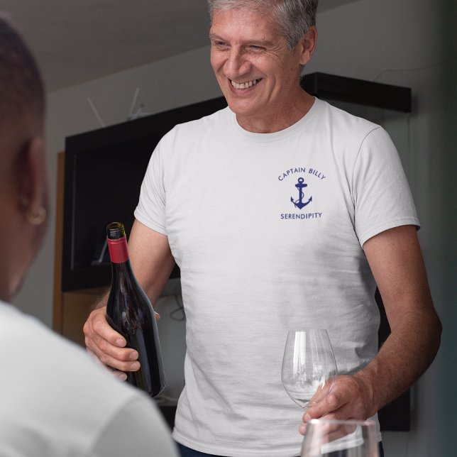 Camiseta Caprinos Clássicos de Âncora de Barcos (Criador carregado)