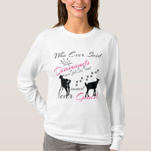 Camiseta Caprinos e diamantes