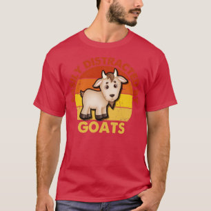 Camiseta Caprinos facilmente distraídos