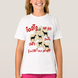 Camiseta Caprinos são como batatas fritas