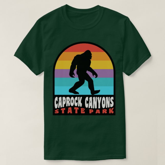 Camiseta Caprock Canyons State Park Amarillo Texas (Frente do Design)