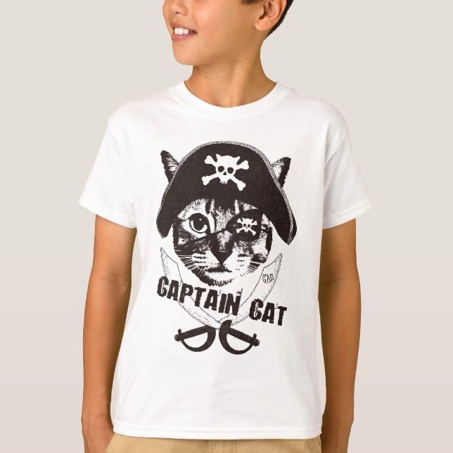 Camiseta Captain Cat (Frente)