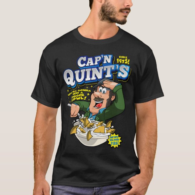 Camiseta Captain Quint's Cereal (Frente)